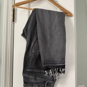 Judy Blue | Grey High Waist Tummy Control Release Hem Skinny Jeans 16W